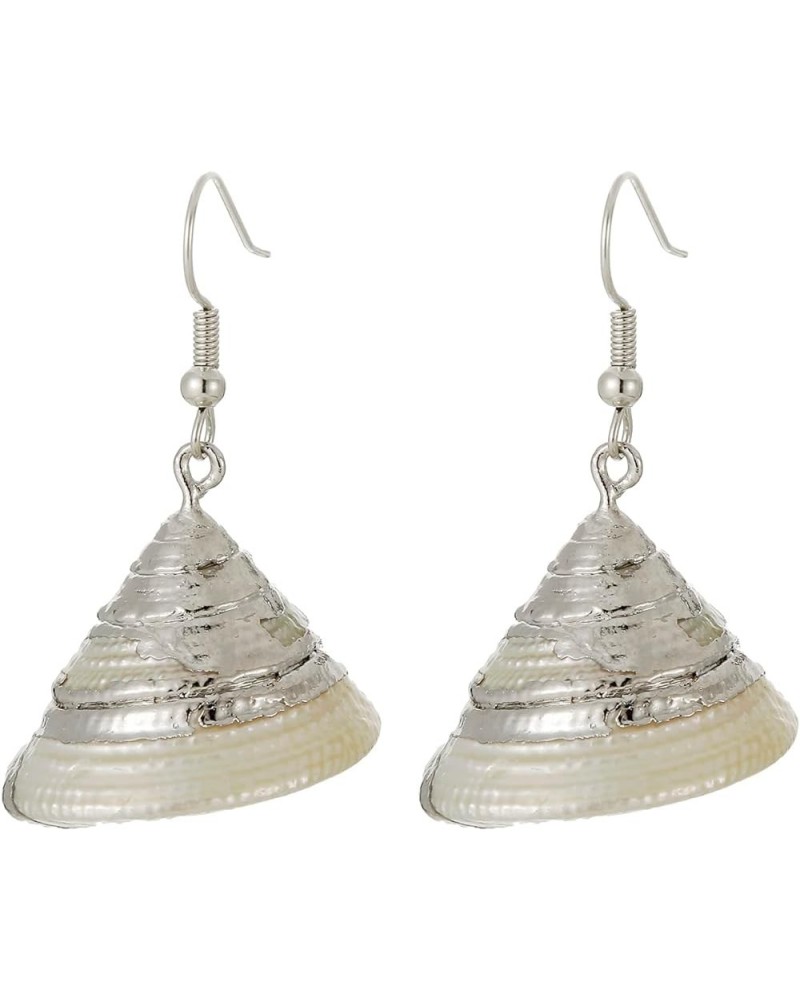 Beach Jewelry Casual Seashell Conch Drop Dangle Earrings for Women and Girls (er006199) Color T $8.00 Earrings