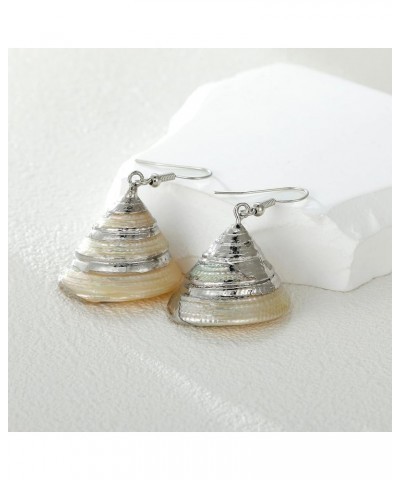 Beach Jewelry Casual Seashell Conch Drop Dangle Earrings for Women and Girls (er006199) Color T $8.00 Earrings