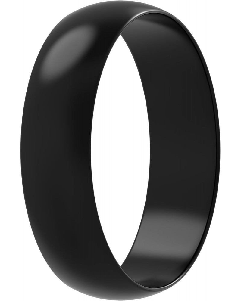 Silicone Wedding Ring for Women - 1 Ring (Women Black, 9-9.5 (19.30mm) $7.13 Rings