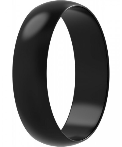 Silicone Wedding Ring for Women - 1 Ring (Women Black, 9-9.5 (19.30mm) $7.13 Rings