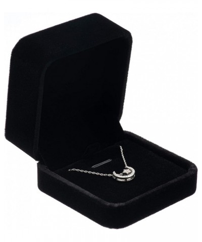 Classic Velvet Jewelry Gift Box Case for Necklace Pendant (Blue) Black $8.11 Necklaces