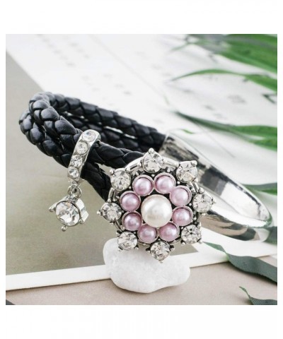 12pcs 20mm Snap Button Chunk Jewelry Charms Snap Bracelet Accessories for Women (8) 7 $9.87 Bracelets