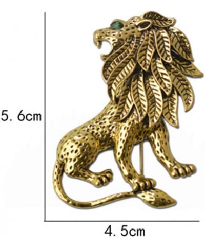 Rhinestone Brooch Pins for Women Lion Jewelry Brooch Pins Durable and Useful $7.49 Brooches & Pins