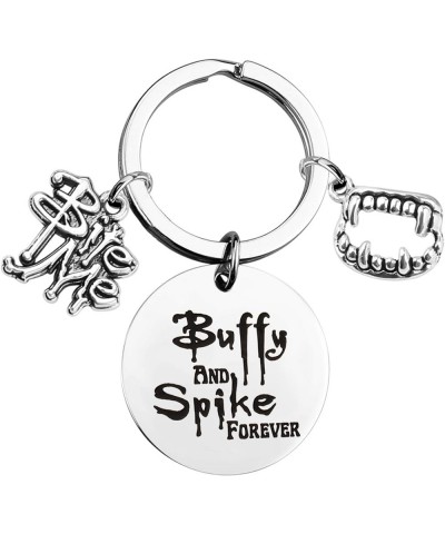 BTVS Fandom Gift Buffy and Spike Forever Gift for Buffy Fans Spike Keychain $9.97 Pendants