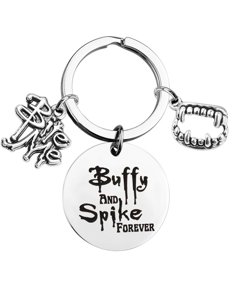 BTVS Fandom Gift Buffy and Spike Forever Gift for Buffy Fans Spike Keychain $9.97 Pendants