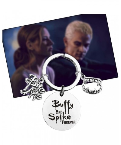 BTVS Fandom Gift Buffy and Spike Forever Gift for Buffy Fans Spike Keychain $9.97 Pendants