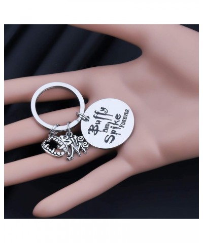 BTVS Fandom Gift Buffy and Spike Forever Gift for Buffy Fans Spike Keychain $9.97 Pendants