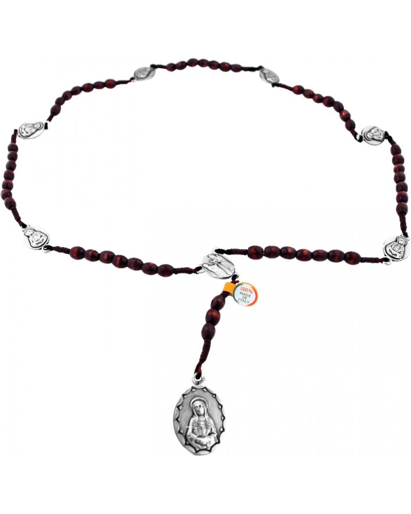 Seven Sorrows Rosary Chaplet | Traditional Catholic Devotion | Hand Made in Italy | Comes with Explanatory Brochure with All ...