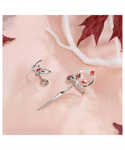 Heaven Officials Blessing Earrings,Anime Tian Guan Ci Fu Xie Lian Hua Cheng Cosplay Ear clip Costume Accessories Clip On(not ...