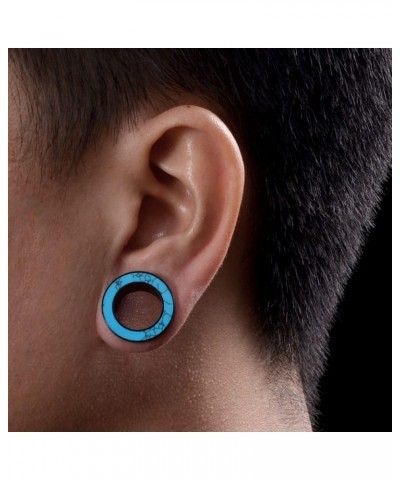 Ear Tunnels and Plugs, Circel Stone Seasheel Gauges Earrings Stretchers 0G to 1 Inch. S8514H 3/4"(19mm) $9.41 Body Jewelry