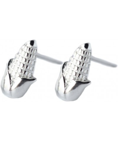 Lovely Corn Sterling Silver Stud Earrings $10.99 Earrings