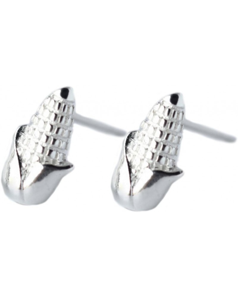 Lovely Corn Sterling Silver Stud Earrings $10.99 Earrings