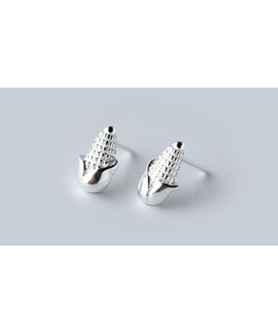 Lovely Corn Sterling Silver Stud Earrings $10.99 Earrings