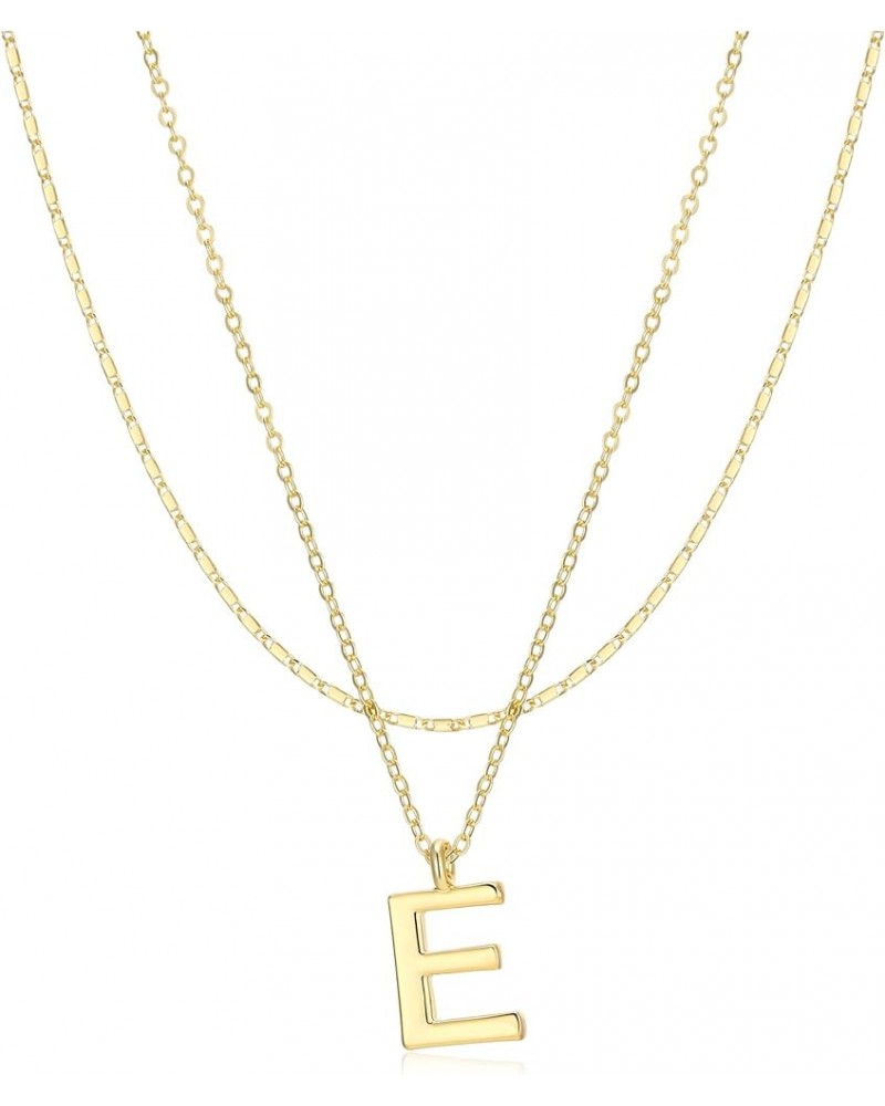 Gold Layered Initial Necklaces for Women Trendy, Dainty 14K Gold Plated Letter Pendant Necklace Initial Choker Chain Necklace...