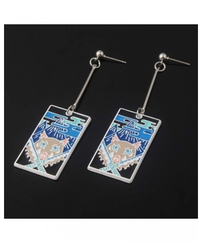 Anime Kamado Tanjiro Hanafuda Earrings - Kimetsu No Yaiba Hanafuda Earrings - Cosplay Accessories For Womens Girls Hashibira ...