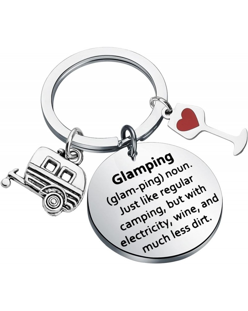 Camper RV Gift Camper Keychain Glamping Lifestyle Gift Camp Lover Camping Gift Glamping Noun $10.39 Necklaces