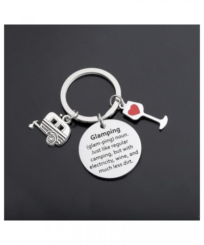 Camper RV Gift Camper Keychain Glamping Lifestyle Gift Camp Lover Camping Gift Glamping Noun $10.39 Necklaces