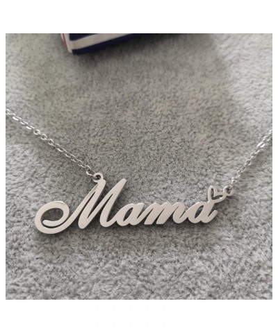 Custom Name Necklace Customized Personalized Plated Name Necklace for Mother Daughter Friendship Women Valentine's Day Christ...