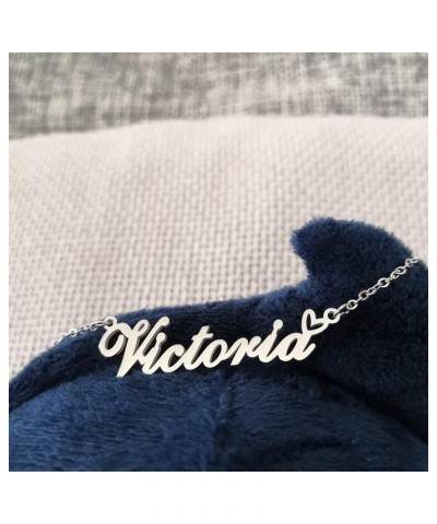 Custom Name Necklace Customized Personalized Plated Name Necklace for Mother Daughter Friendship Women Valentine's Day Christ...