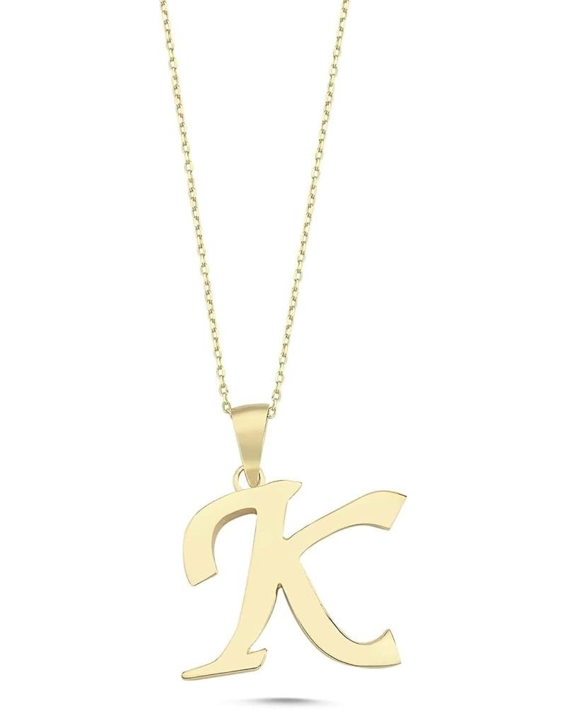 100% 14k Pure Gold Necklace - Non Tarnish Dainty Charm Personalized Initial Necklaces for Women, Teen Girls, Mom, Daughter, G...