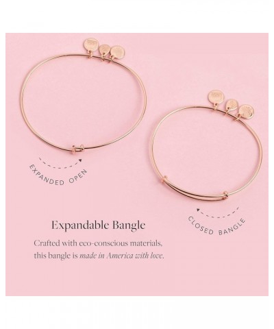 Initial P III Bangle Bracelet One Size Shiny Gold $17.11 Bracelets