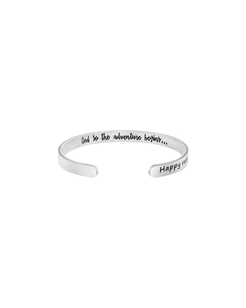 Inspirational Jewelry Engraved Mantra Cuff Gifts for Women for Men Friend Encouragement Bangle Kind Heart Fierce Mind Brave S...