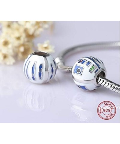 Drone Robot Enamel 925 Sterling Silver Charm Bead for Pandora & Similar Charm Bracelets or Necklaces $21.20 Bracelets