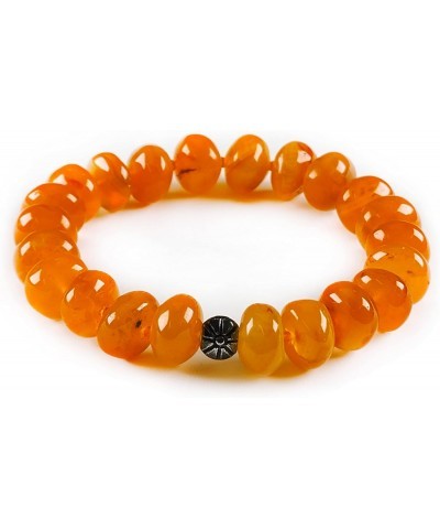 Carnelian Crystal Gemstone Bracelet| Programmed| Crystal Healing I Unisex I Willpower I Safety I Overcome abuse $26.10 Bracelets