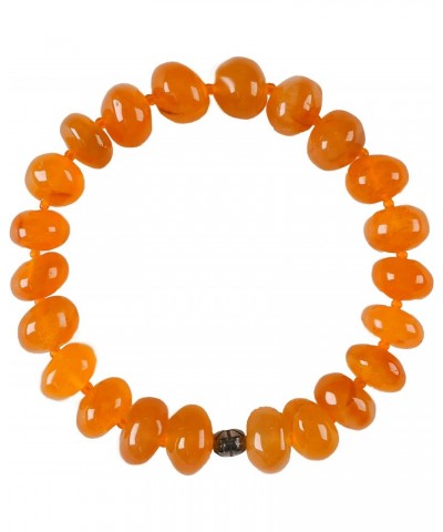 Carnelian Crystal Gemstone Bracelet| Programmed| Crystal Healing I Unisex I Willpower I Safety I Overcome abuse $26.10 Bracelets