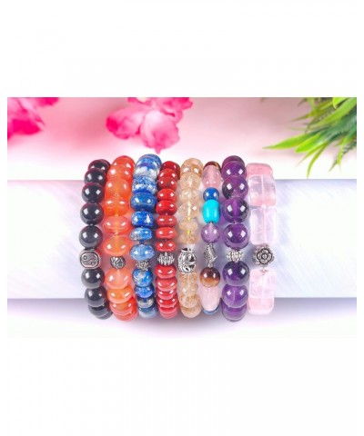 Carnelian Crystal Gemstone Bracelet| Programmed| Crystal Healing I Unisex I Willpower I Safety I Overcome abuse $26.10 Bracelets