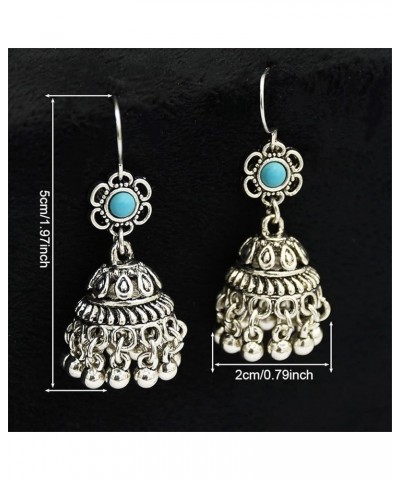 Indian Vintage Silver Bohemian Tassel Drop Earrings Bridal For Women Boho Ethnic Afghan Retro Gold Tribal Egypt Nepal Gypsy J...