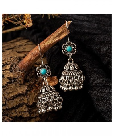 Indian Vintage Silver Bohemian Tassel Drop Earrings Bridal For Women Boho Ethnic Afghan Retro Gold Tribal Egypt Nepal Gypsy J...