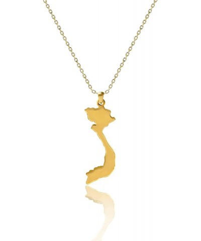 Vietnamese Pho Sho Pendant Necklace in Gold Tone with Handmade Inspirational Greeting Card $20.48 Necklaces