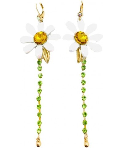 Daisy Earrings Daisy Flower Linear Earrings $18.06 Earrings