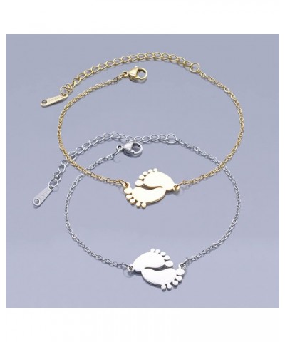 Stainless Steel Bracelet Lobster Feet Silver Gold Adjustable Z213 Silver $7.13 Bracelets