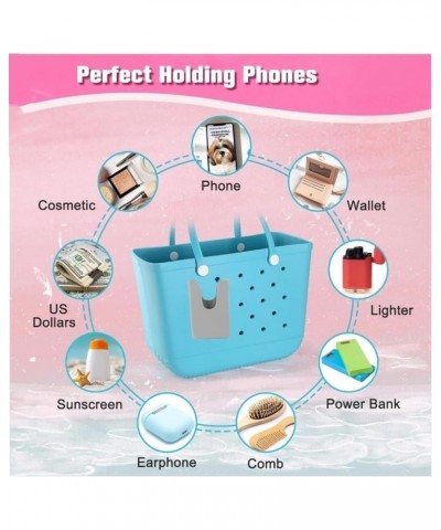 Silicone Phone Holder Compatible with Bogg Bag Accessories Tote Bag Charms Beach Bag Insert Phone Case Holder Attachment To D...