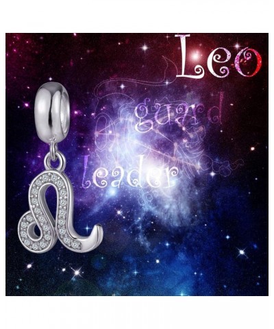 12 Zodiac Sign Charms for Charm Bracelets - 925 Sterling Silver Constellation/Horoscope Pendants Leo (7/23～8/23) $10.29 Brace...