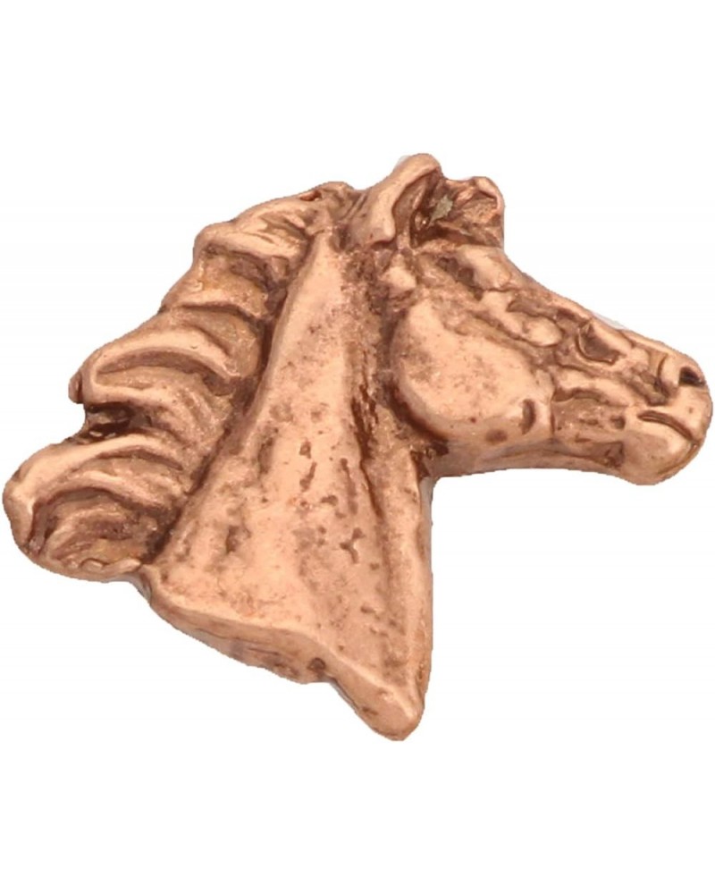 Handcrafted Horse Brooch and Lapel Pins for Equestrians and Riders - Arabian Stallion, Sclydesdale, Bronc, Colt, Mule - Head,...