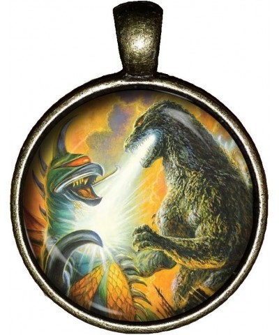 Godzilla vs. Gigan Necklaces Handmade Kaiju Monsters Jewelry Pendant Charm Gift $14.11 Necklaces