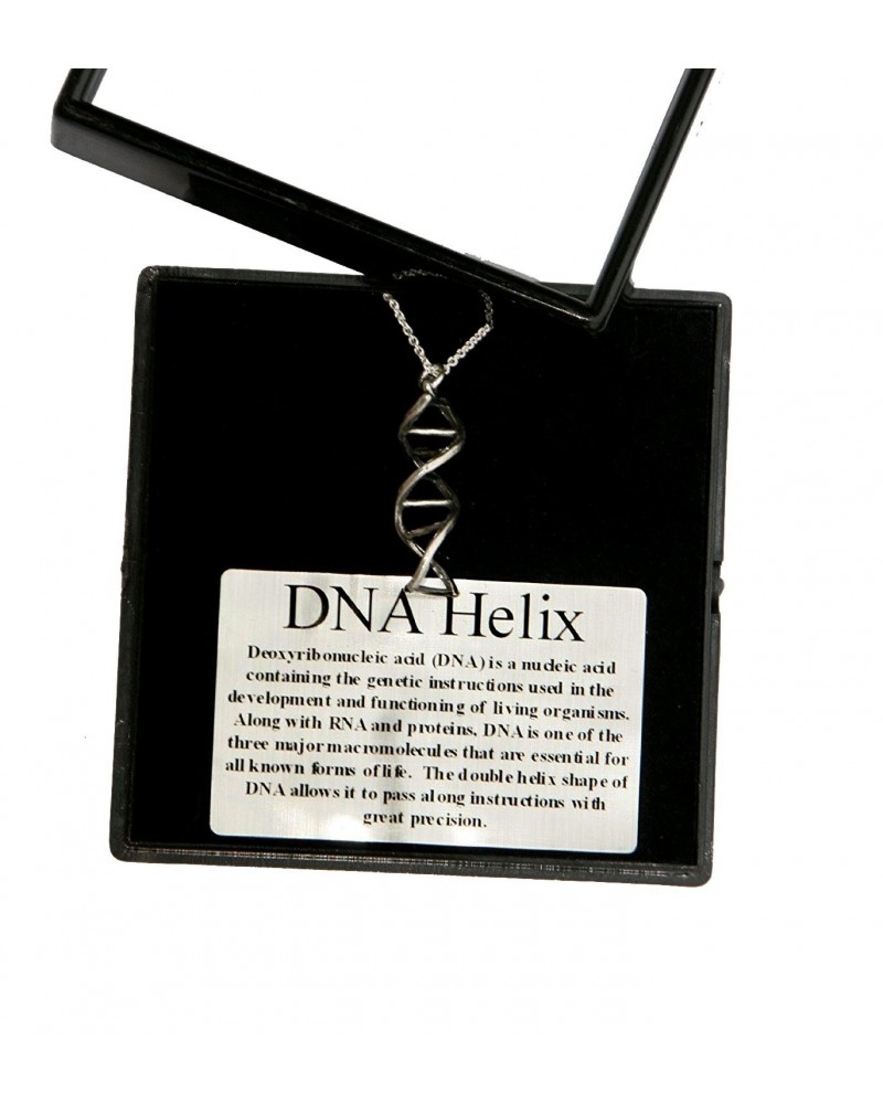 DNA Necklace 18 inch Sterling Silver Chain $15.08 Necklaces