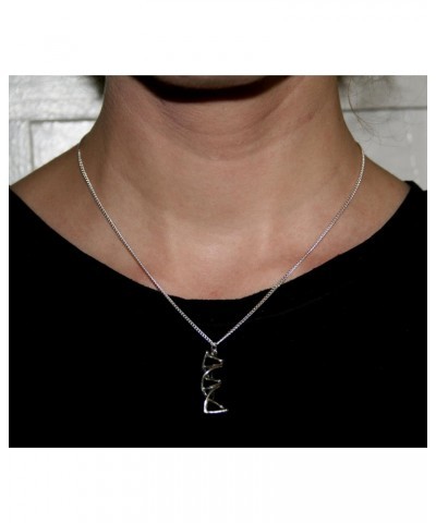 DNA Necklace 18 inch Sterling Silver Chain $15.08 Necklaces