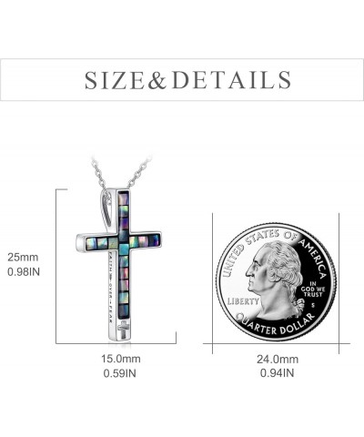 Cross Necklaces for Women Sterling Silver Mom/Sister/Moonstone/Celtic/Claddagh Necklaces Gifts for Mom Women cross $28.67 Nec...