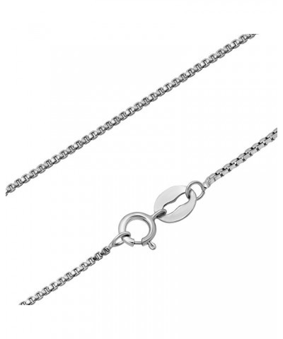 Chain Necklace 925 Sterling Silver with Ring Clasp Closure, Italian Box Necklace Chain Necklace for Women & Men, Available in...