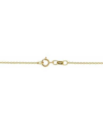 14k Gold 1.2 mm Round Cable Chain Necklace (16, 18, 20, 22, 24 or 30 inch) 22.0 Inches $48.75 Necklaces