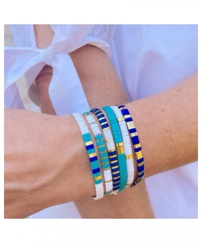 Tila Miyuki Beads Bracelets Colorful Strand Stretch Bracelets Mixed Friendship Bracelets J06 $11.80 Bracelets