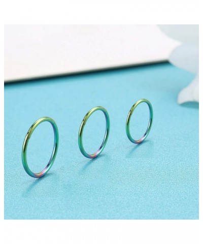 Rainbow Colorful Hinged 20g 18g 16g Nose Rings Hoops 6mm 8mm 10mm 12mm 14mm Septum Ring Clicker Cartilage Helix Hoop Earrings...