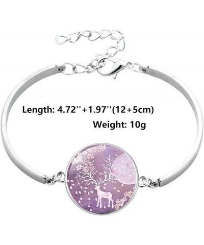 316L Stainless Steel Floating Memory Locket Bracelet,Various Styles and Colorful Silver Plated Charm Leather Bangles for Girl...