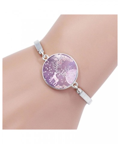 316L Stainless Steel Floating Memory Locket Bracelet,Various Styles and Colorful Silver Plated Charm Leather Bangles for Girl...