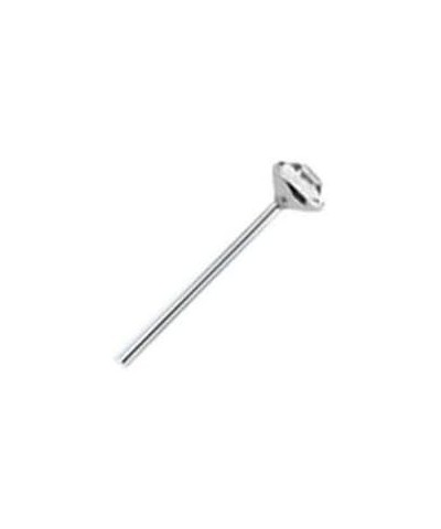 925 Sterling Silver Straight Nose Stud Ring Choose Your Color 2.5mm 22G Pink $7.79 Body Jewelry