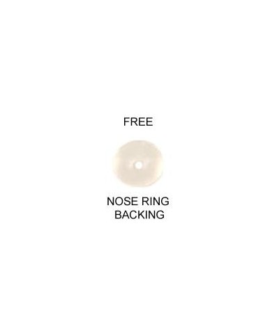 925 Sterling Silver Straight Nose Stud Ring Choose Your Color 2.5mm 22G Pink $7.79 Body Jewelry